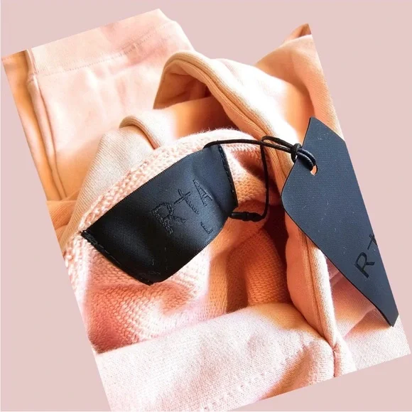 RtA Heavyweight Hoodie Blush Pink/Salmon color  New - Picture 3 of 8